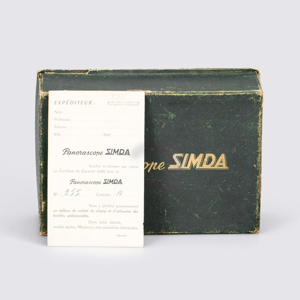 Simda Panorascope Stereo Outfit – Vintage Cameras & Lenses – Coeln Cameras