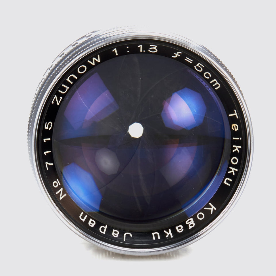 Teikoku Kogaku f. M39 Zunow 1.3/5cm – Vintage Cameras & Lenses – Coeln Cameras
