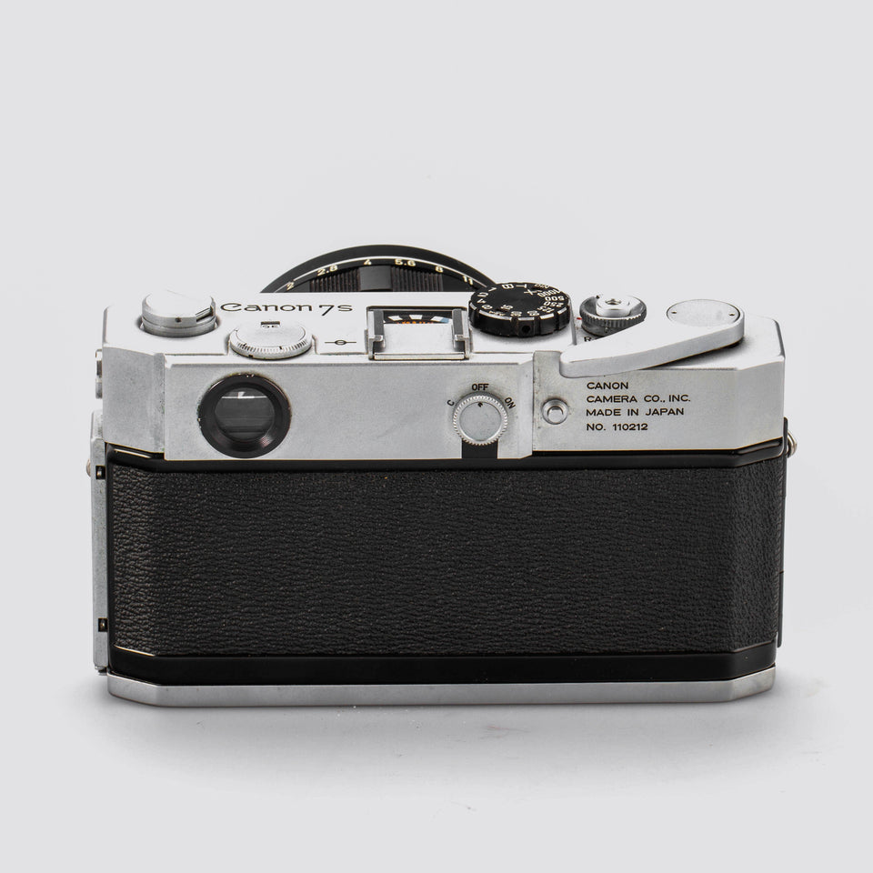 Canon  7s chrome, backside – Vintage Cameras & Lenses – Coeln Cameras