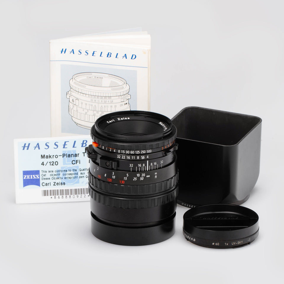 Carl Zeiss f. Hasselblad Makro-Planar 4/120mm CFi – Vintage Cameras & Lenses – Coeln Cameras