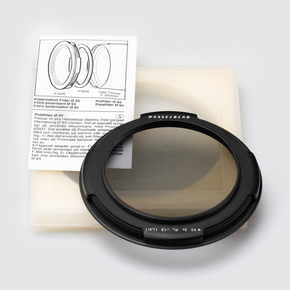 Carl Zeiss f.Hasselblad Polfilter 93 – Vintage Cameras & Lenses – Coeln Cameras