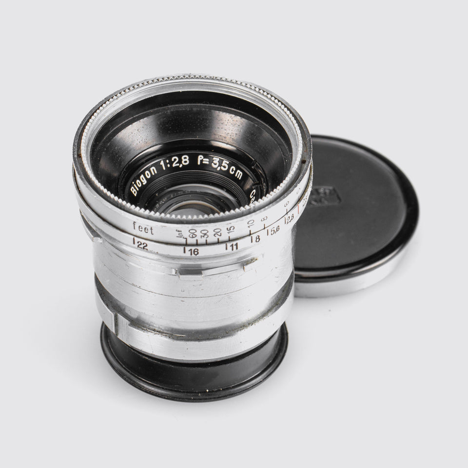 Carl Zeiss Jena f. Contaflex TLR Biogon 2.8/35mm – Vintage Cameras & Lenses – Coeln Cameras
