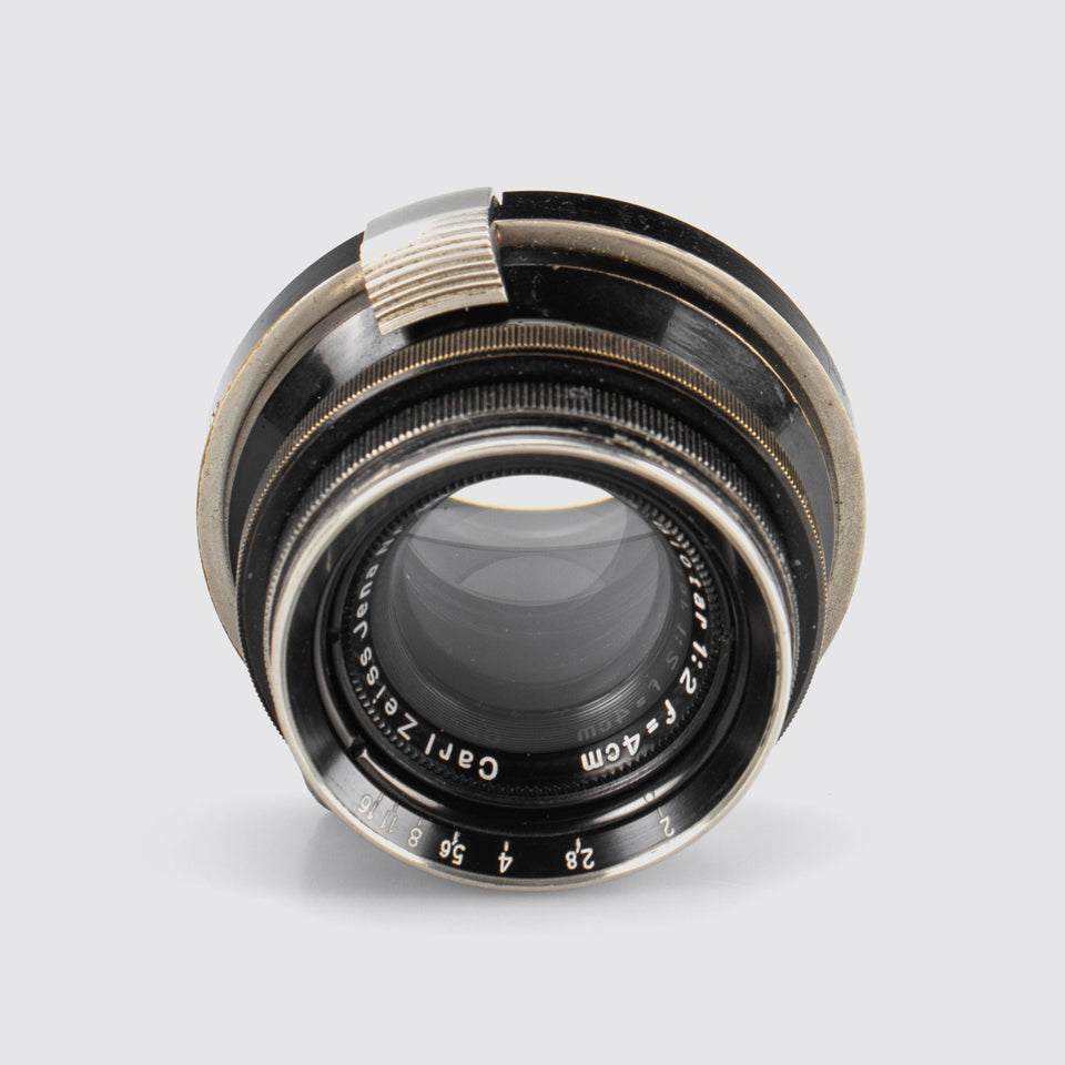 Carl Zeiss Jena f. Contax Biotar 2/4cm black/nickel – Vintage Cameras & Lenses – Coeln Cameras