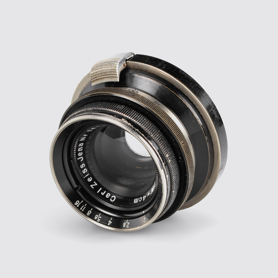 Carl Zeiss Jena f. Contax Biotar 2/4cm black/nickel – Vintage Cameras & Lenses – Coeln Cameras