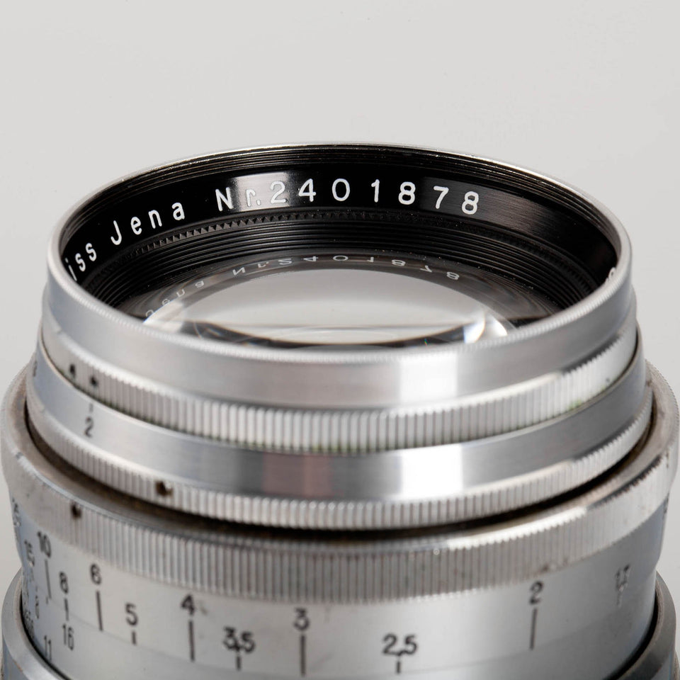 Carl Zeiss Jena for Contax Sonnar 2/8.5cm chrome – Vintage Cameras & Lenses – Coeln Cameras