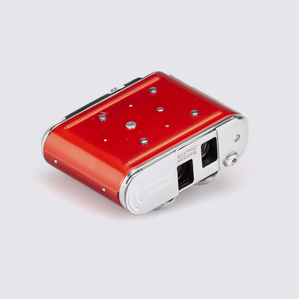 Concava Tessina 35 Automatic Red Outfit – Vintage Cameras & Lenses – Coeln Cameras