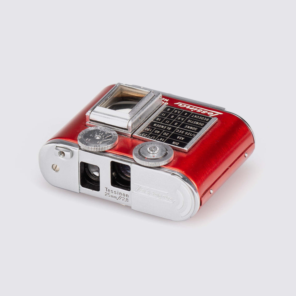 Concava Tessina 35 Automatic Red Outfit Vintage Coeln Cameras