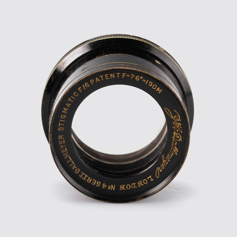 Dallmeyer, London Stigmatic no.4 Ser II 7.6/19cm – Vintage Cameras & Lenses – Coeln Cameras