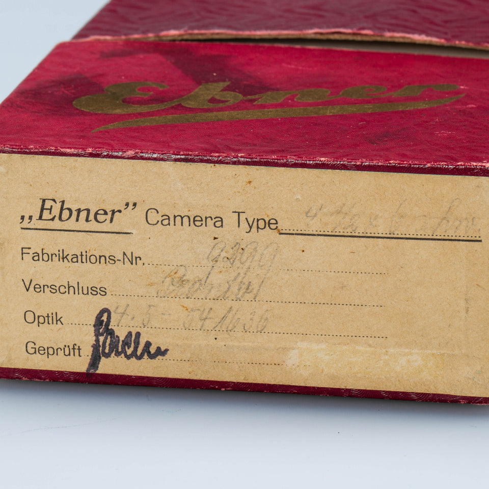 Ebner, Stuttgart Germany Ebner 4.5x6cm Model 303 – Vintage Cameras & Lenses – Coeln Cameras