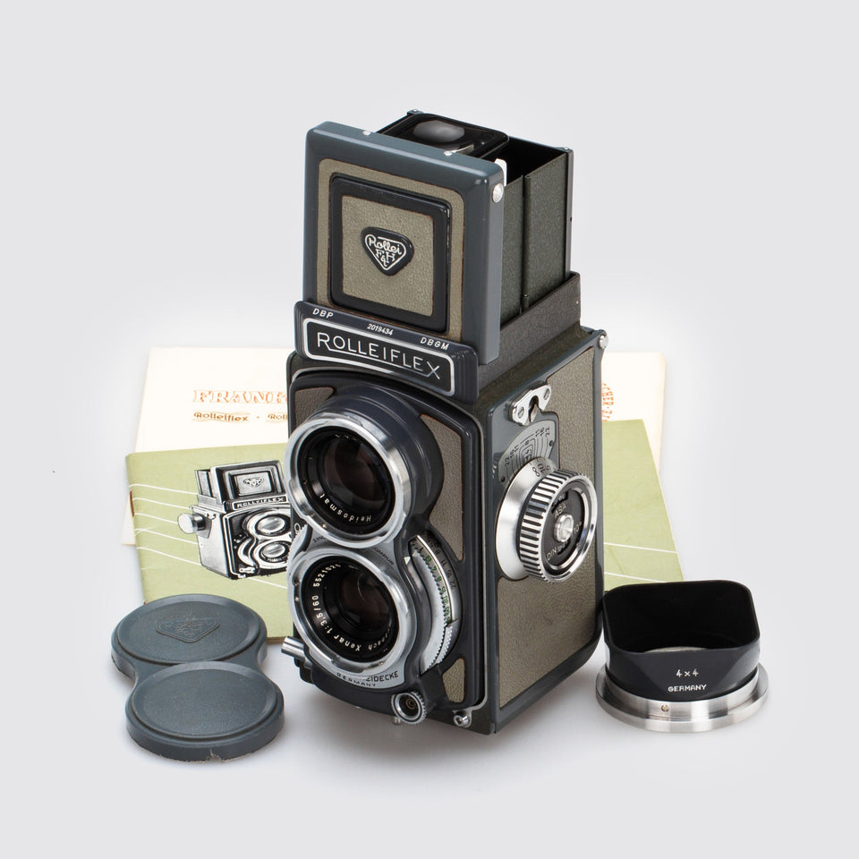 Franke & Heidecke Rolleiflex 4x4cm Grey – Vintage Cameras & Lenses – Coeln Cameras