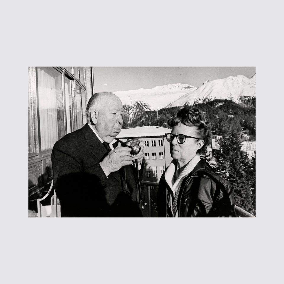 D. Angeli – Alfred Hitchcock & his wife Alma Reville, Switzerland c. 1976 – Vintage Cameras & Lenses – Coeln Cameras