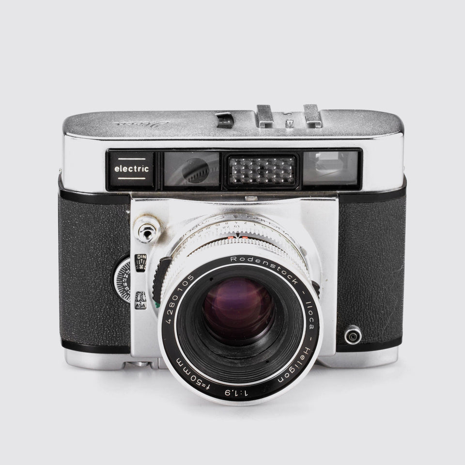 Iloca Camera, Germany, Iloca Electric + Heligon 1.9 – Vintage Cameras & Lenses – Coeln Cameras