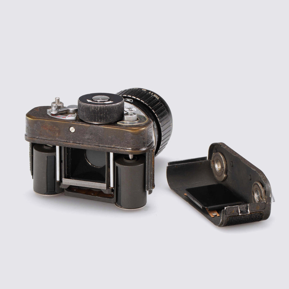 Krasnogorski, USSR AJAX-12 (F-21) KGB Spy Outfit – Vintage Cameras & Lenses – Coeln Cameras
