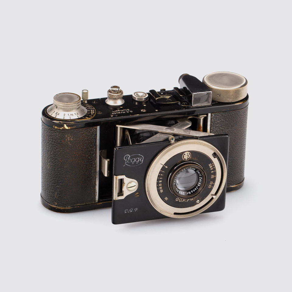 Krauss, Stuttgart, Germany, Peggy Norm black – Vintage Cameras & Lenses – Coeln Cameras
