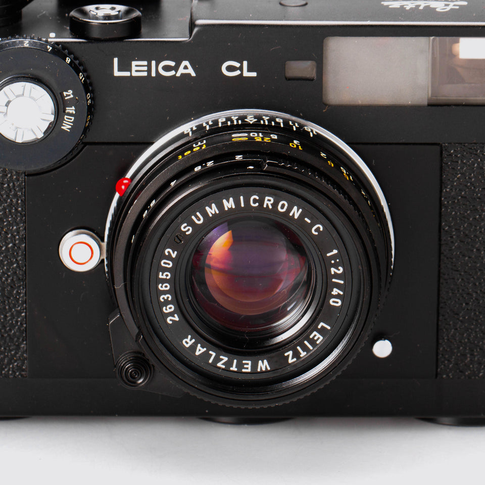 Leica CL + Summicron-C 2/40mm – Vintage Cameras & Lenses – Coeln Cameras