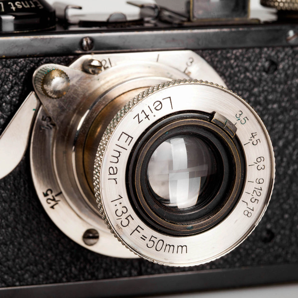 Leica, I Mod.A Elmar, detail – Vintage Cameras & Lenses – Coeln Cameras