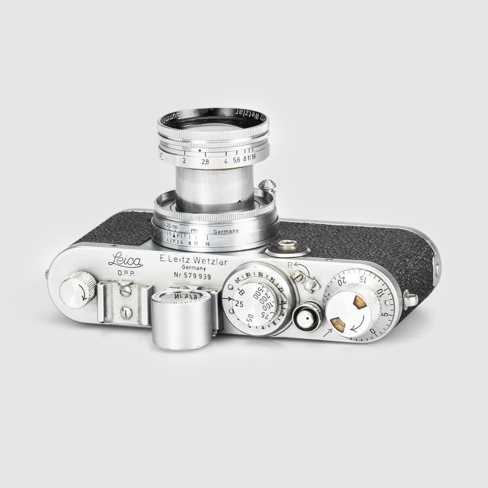 Leica If Black Dial + 2/5cm Summitar – Vintage Cameras & Lenses – Coeln Cameras