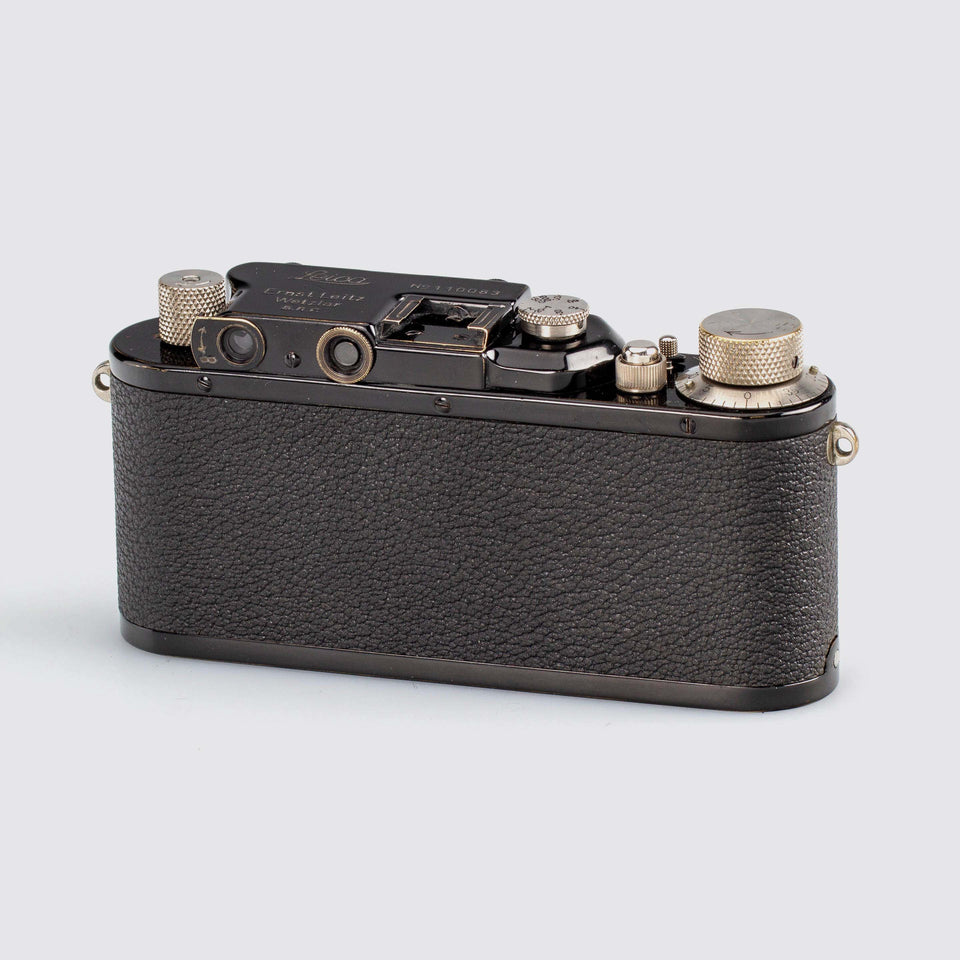 Leica III Mod.F black/nickel + Elmar 3.5/50mm – Vintage Cameras & Lenses – Coeln Cameras