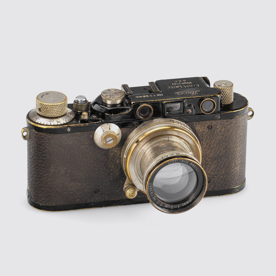 Leica III Mod.F black/nickel + Summar 2/5cm – Vintage Cameras & Lenses – Coeln Cameras