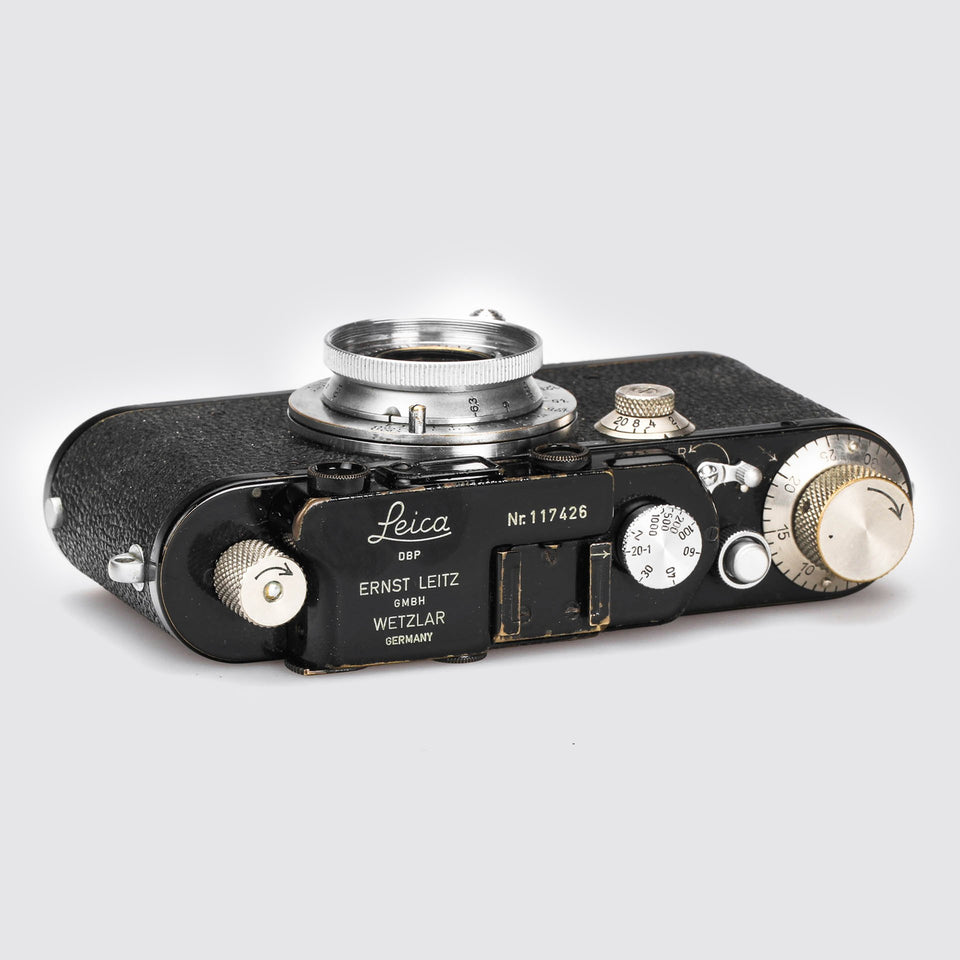 Leica IIIa black + 6.3/2.8cm Hektor – Vintage Cameras & Lenses – Coeln Cameras