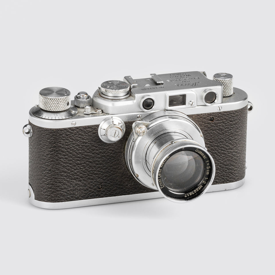 Leica IIIa Syn. + Summar 2/5cm – Vintage Cameras & Lenses – Coeln Cameras