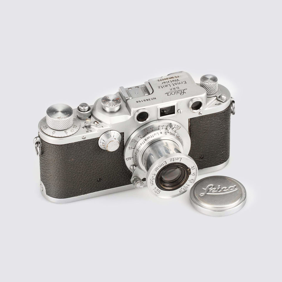 Leica IIIc Luftwaffen-Eigentum + Elmar 3.5/5cm – Vintage Cameras & Lenses – Coeln Cameras
