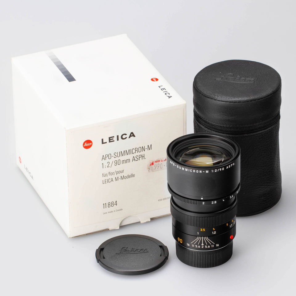 Leica M Apo-Summicron-M 2/90mm ASPH 11884 – Vintage Cameras & Lenses – Coeln Cameras