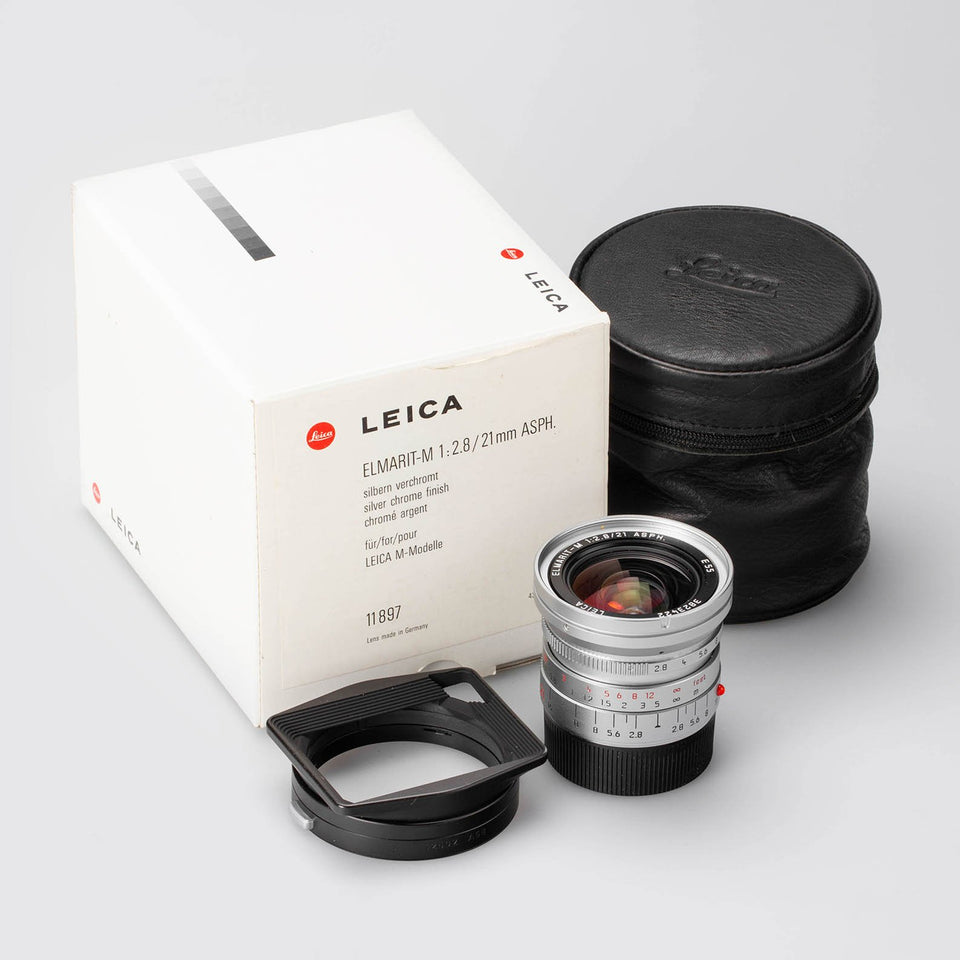 Leica M Elmarit-M 2.8/21mm ASPH. 11897 – Vintage Cameras & Lenses – Coeln Cameras