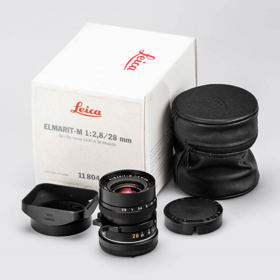 Leica M Elmarit-M 2.8/28mm 11804 – Vintage Cameras & Lenses – Coeln Cameras