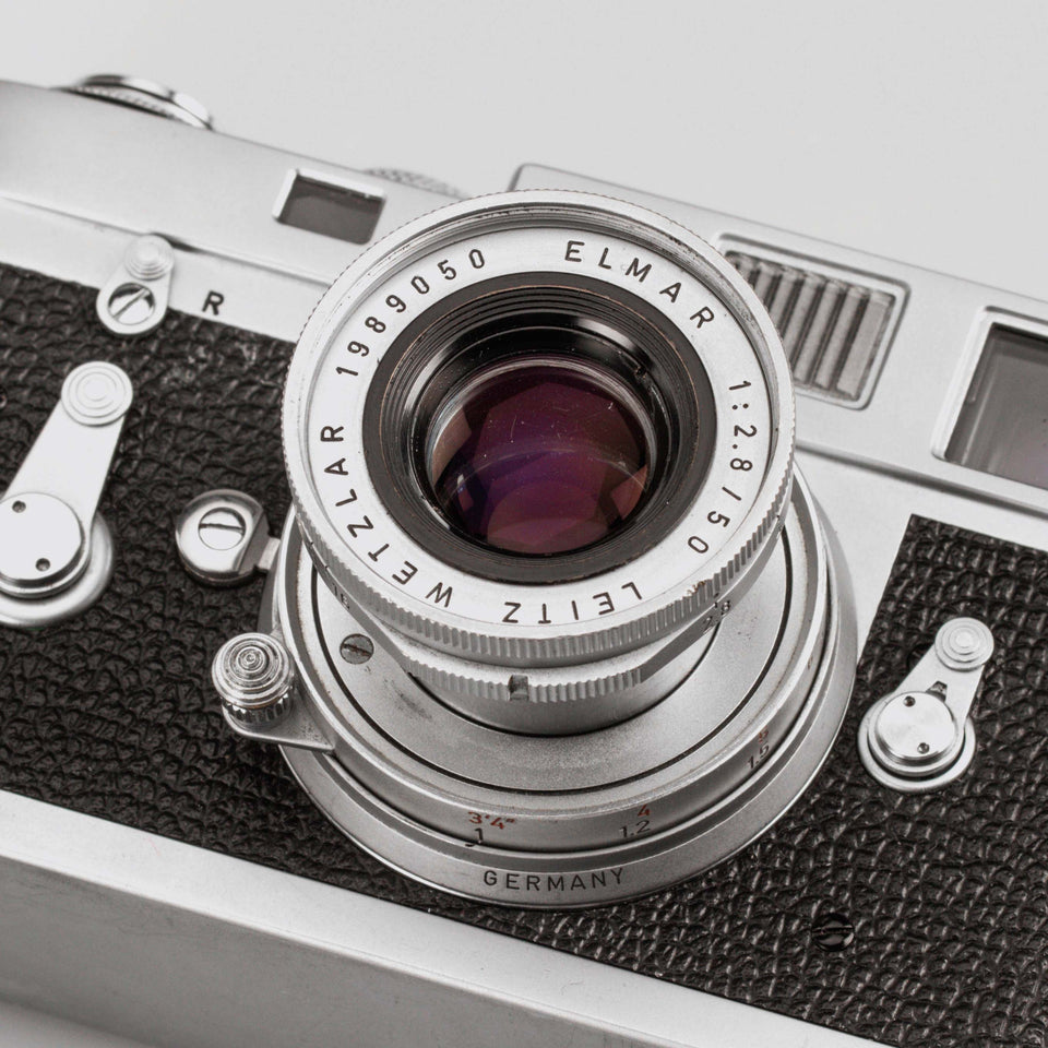Leica M2 chrome + Elmar 2.8/50mm | Vintage Cameras | Coeln Cameras 