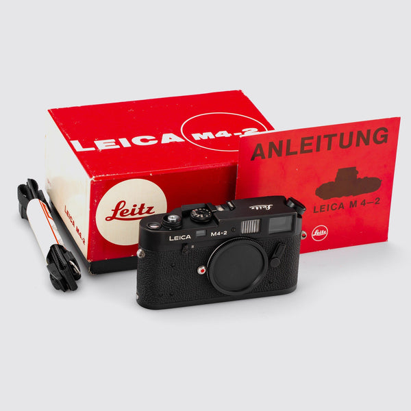 【幻級美品　完品】Leica M4-2 Black 元箱/Gカード/Winder leica-m4-2-black-