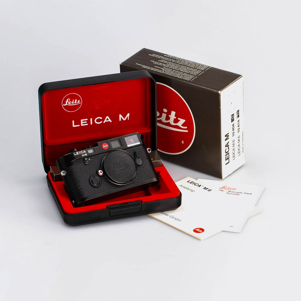 Leica M6 black 10404 Vintage Cameras Lenses Coeln Cameras