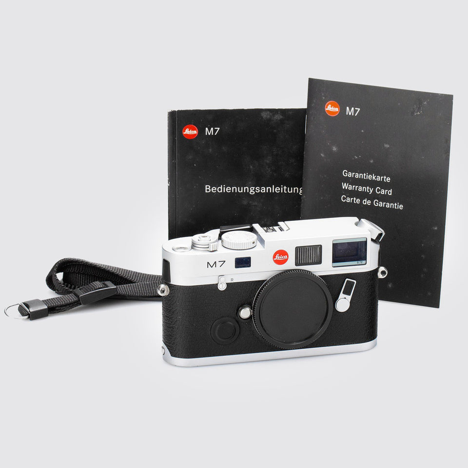 Leica M7 0.72 Silver 10504 – Vintage Cameras & Lenses – Coeln Cameras
