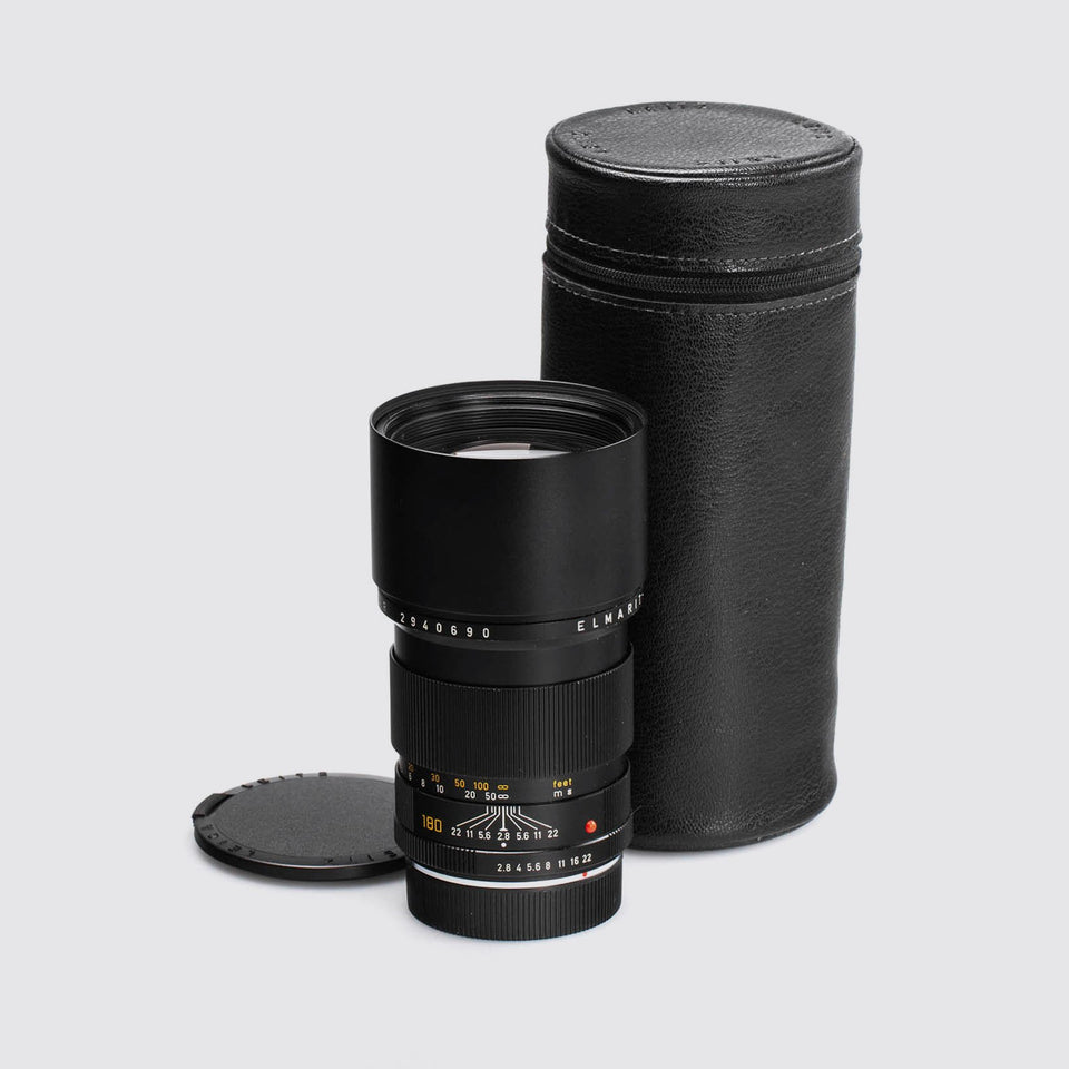 Leica R Elmarit-R 1:2.8/180mm – Vintage Cameras & Lenses – Coeln Cameras