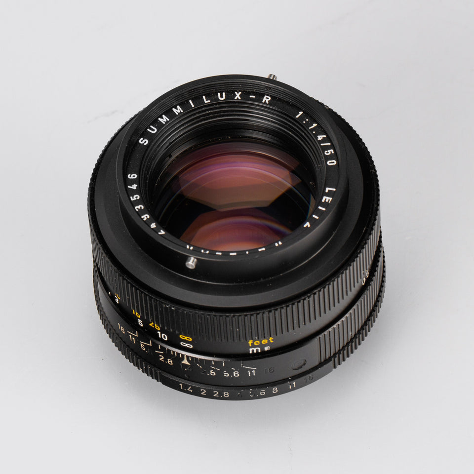 Leica R Summilux-R 1.4/50mm 11875 – Vintage Cameras & Lenses – Coeln Cameras