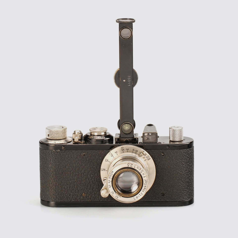 Leica Standard black/nickel + Hektor 2.5/5cm – Vintage Cameras & Lenses – Coeln Cameras