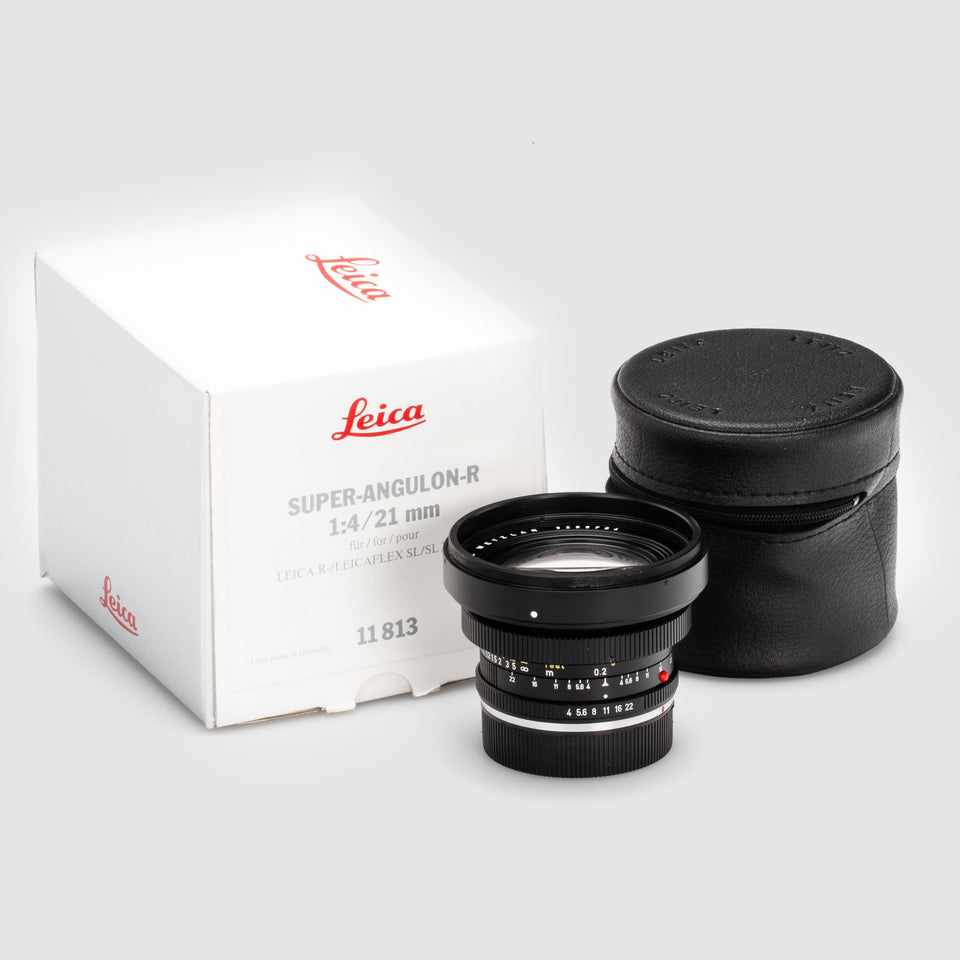 Leica Super-Angulon-R 1:4/21mm – Vintage Cameras & Lenses – Coeln Cameras