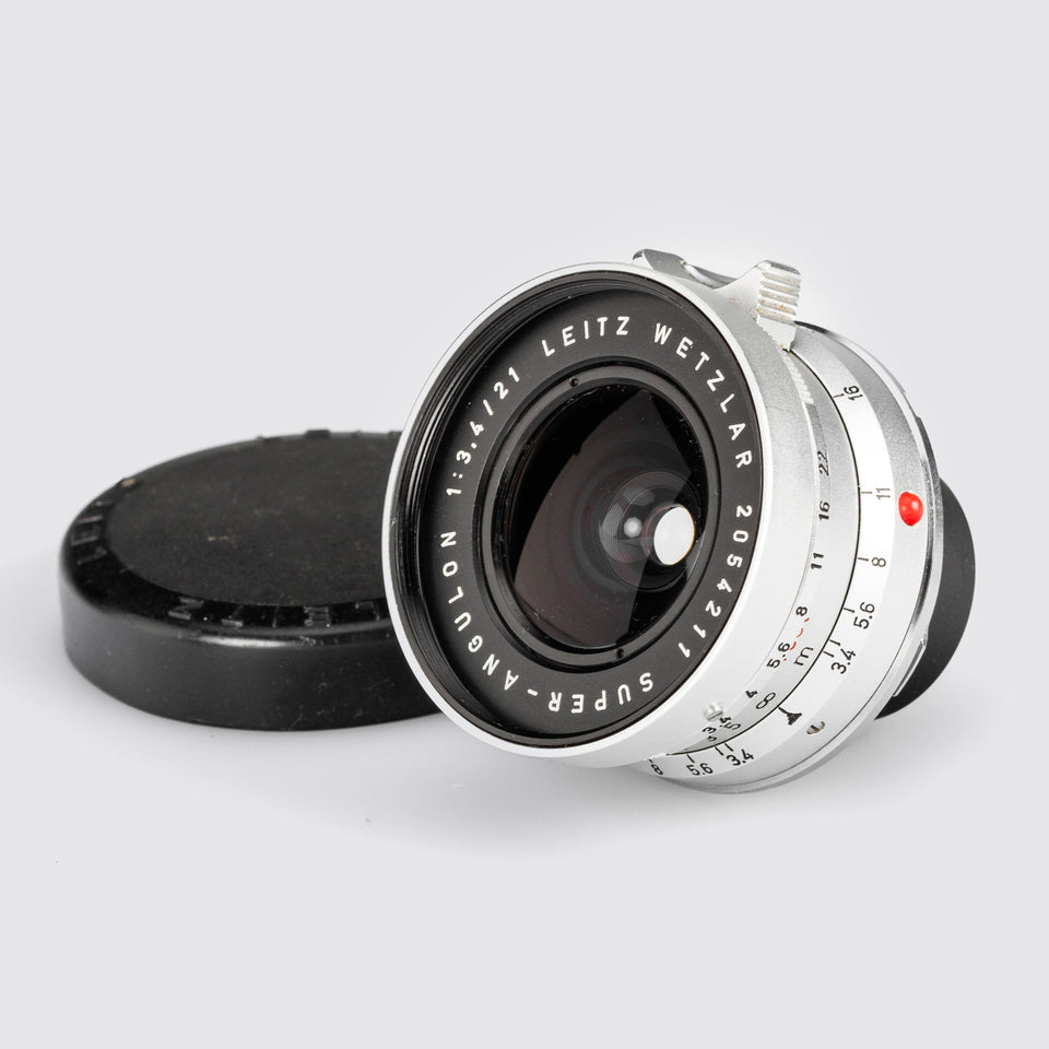 Leitz M Super-Angulon 3.4/21mm chrome – Vintage Cameras & Lenses – Coeln Cameras