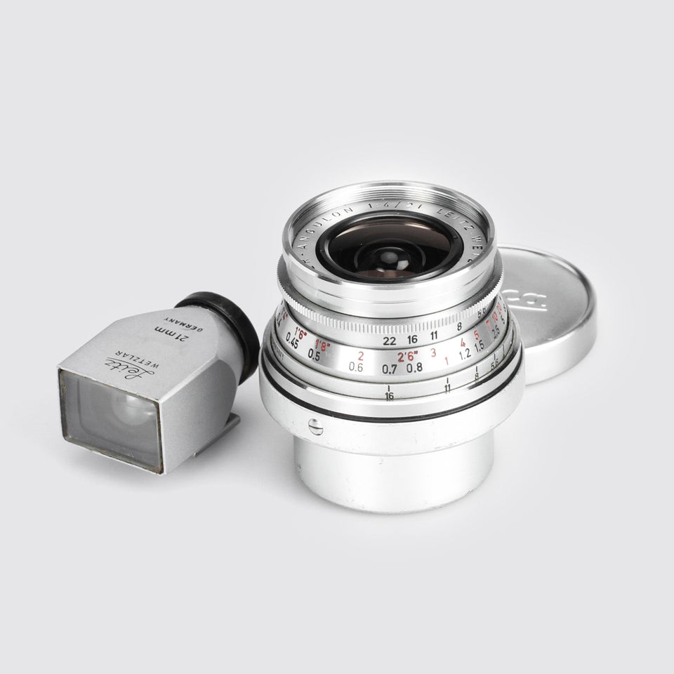Leitz M Super-Angulon 4/21mm + 21mm Finder – Vintage Cameras & Lenses – Coeln Cameras