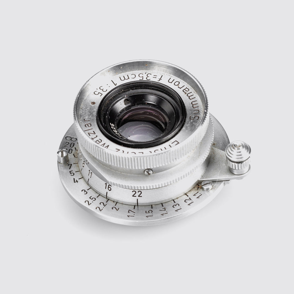 Leitz Summaron 3.5/3.5cm + 3.5cm Finder SBLOO – Vintage Cameras & Lenses – Coeln Cameras