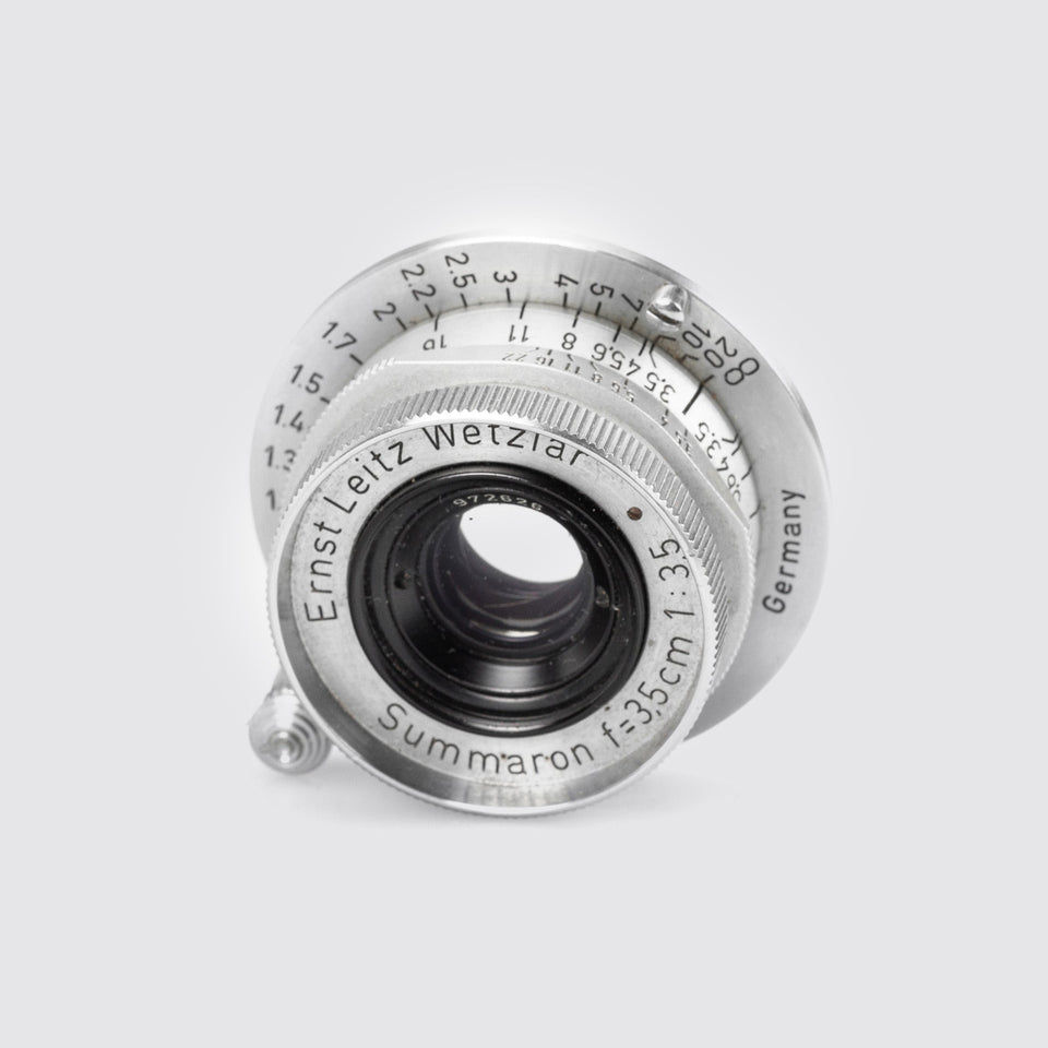 Leitz Summaron 3.5/3.5cm + 3.5cm Finder SBLOO – Vintage Cameras & Lenses – Coeln Cameras