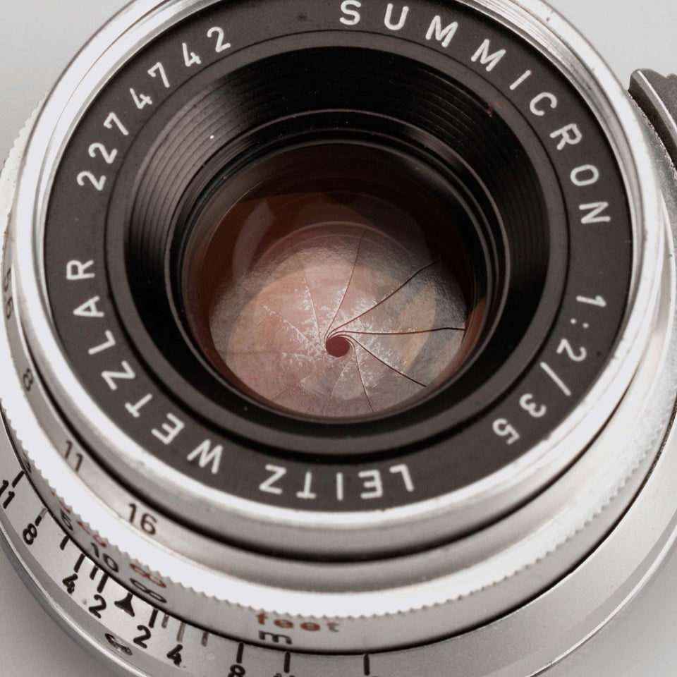 Leitz Wetzlar Summicron 2/35mm chrome – Vintage Cameras & Lenses – Coeln Cameras