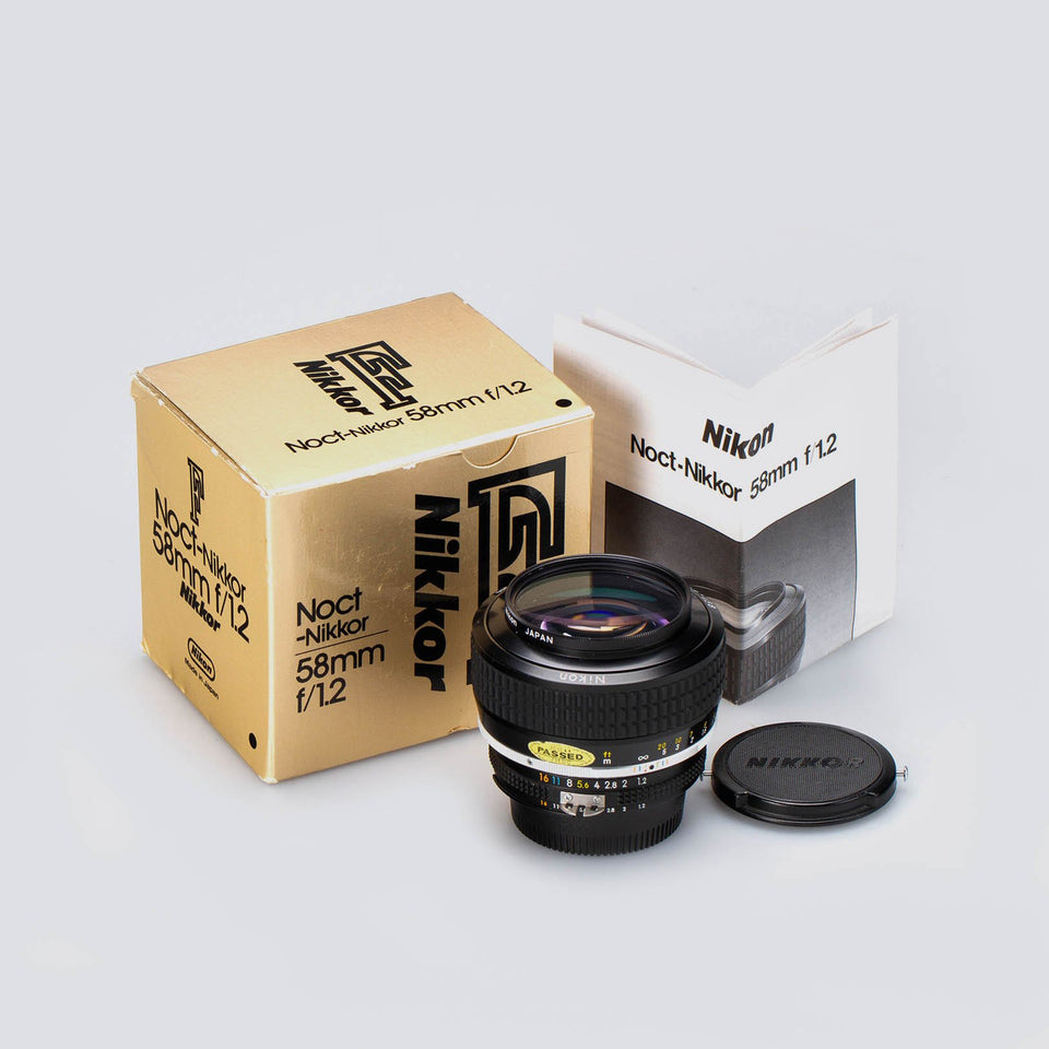 Nikon Noct-Nikkor 1,2/58mm – Vintage Cameras & Lenses – Coeln Cameras