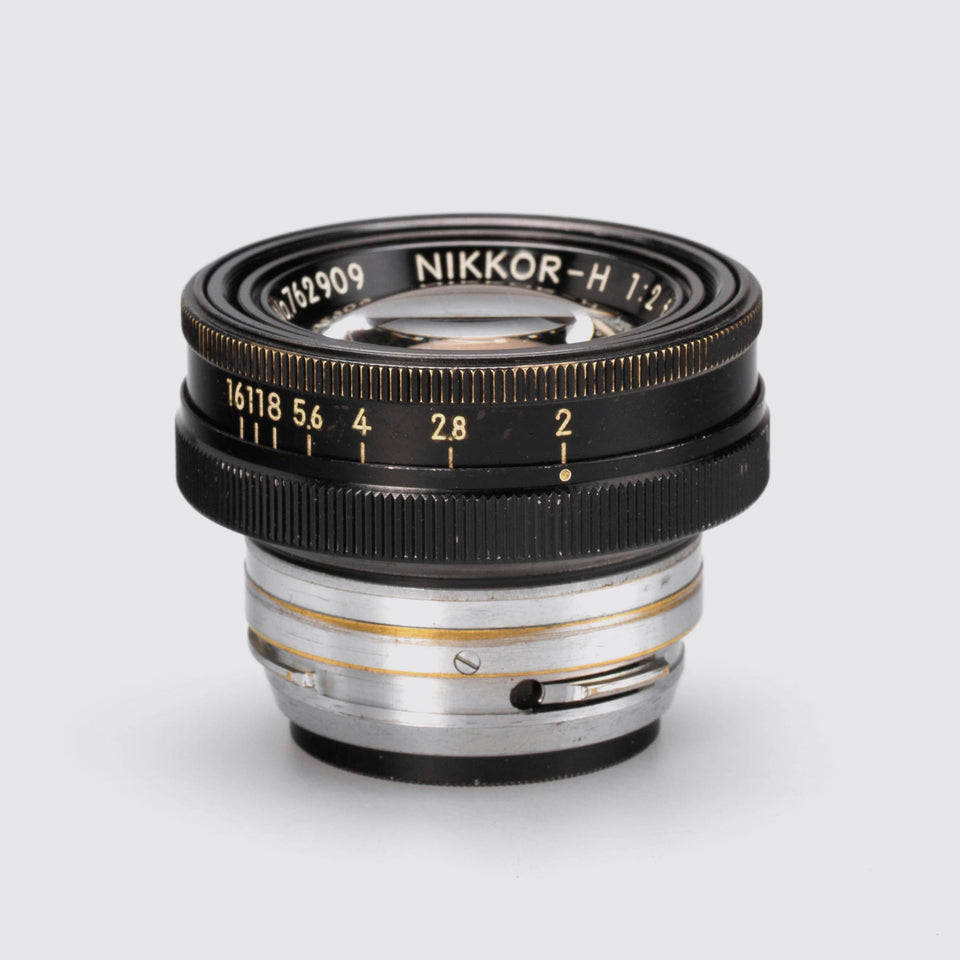 Nikon RF Nikkor-H 2/5cm All Black – Vintage Cameras & Lenses – Coeln Cameras