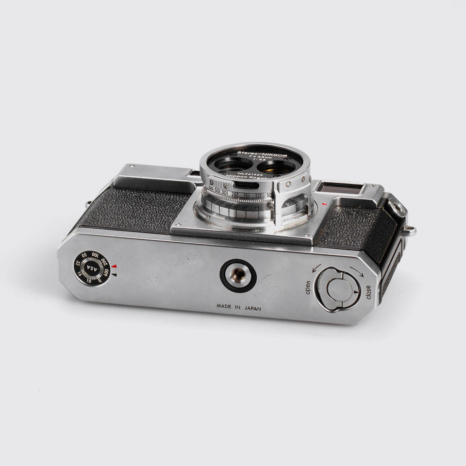 Nikon S3 Chrome + Stereo-Nikkor 3.5/3.5cm – Vintage Cameras & Lenses – Coeln Cameras
