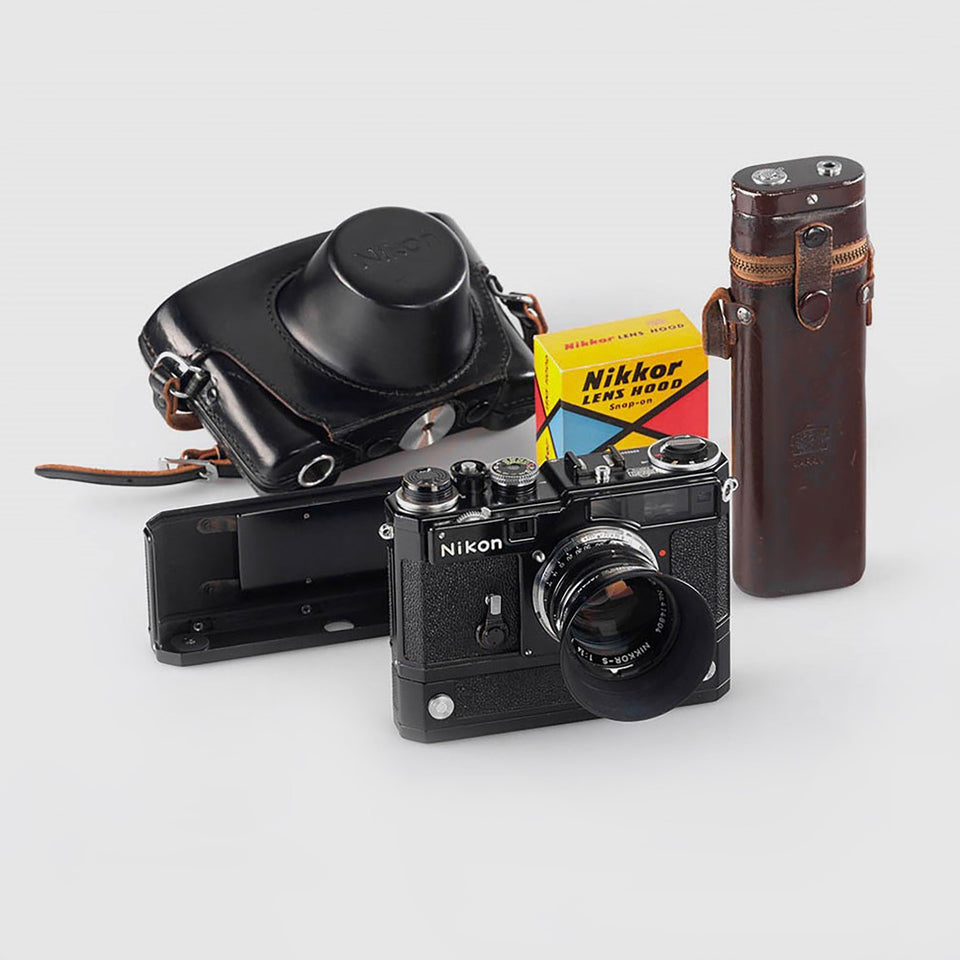 Nikon SP Black Paint + S36 Motor-Drive Outfit – Vintage Cameras & Lenses – Coeln Cameras