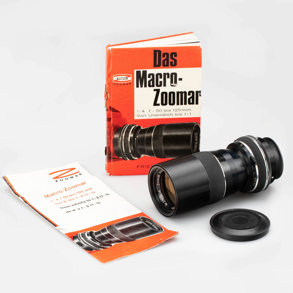 Zoomar Muenchen Macro Zoomar 4/50-125mm – Vintage Cameras & Lenses – Coeln Cameras